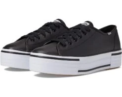 Keds Triple Up Leather Bumper Foxing