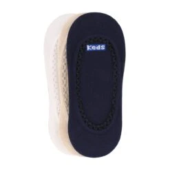 Keds Women's SOLID LACE TRIM Navy Liner - 3 P