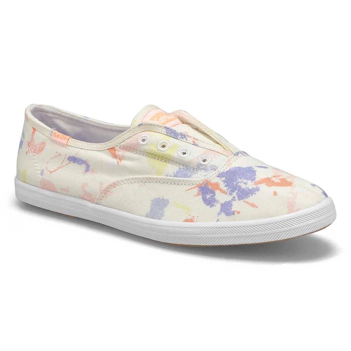 Keds Womens Chillax Seasonal Sneaker -White/Peach 3 Keds Womens Chillax Seasonal Sneaker -White/Peach