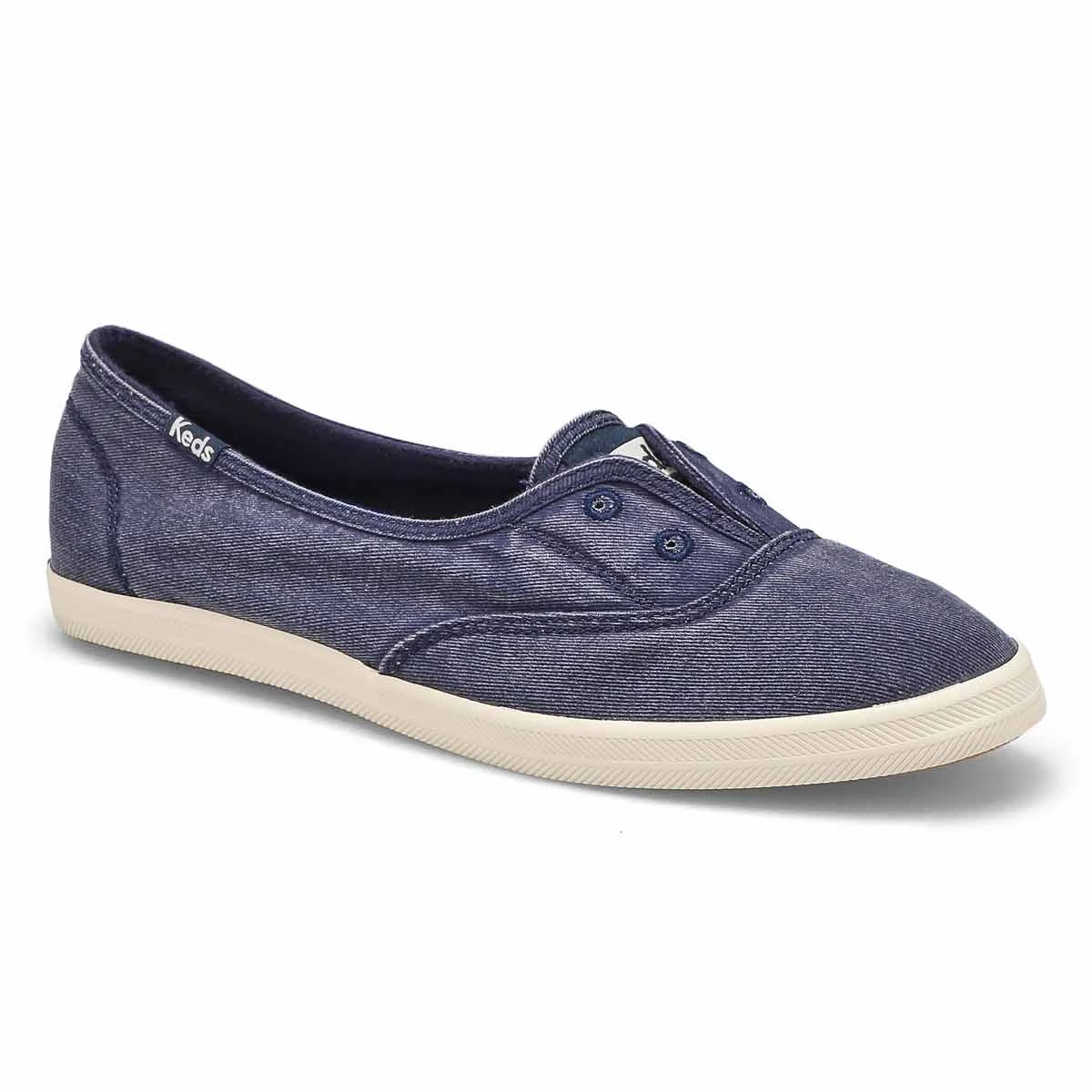 Keds Womens Chillax Mini Slip On Sneaker - Navy 3 Keds Womens Chillax Mini Slip On Sneaker - Navy