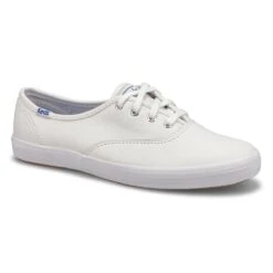 Keds Womens Champion Sneaker - White Leather