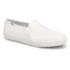 Keds Womens Double Decker Sneaker - White Leather -Keds WH59799 XXX
