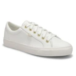 Keds Womens Jump Kick Sneaker - White/ Gold
