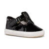 Keds Champion Lace Toe Cap T-Strap -Keds champion lace toe cap tstrap littlekid black patent 1