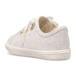 Keds Kickstart Celebrations Crib Sneaker Ivory -Keds kickstart celebrations crib sneaker littlekid ivory ivory 3