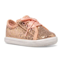 Keds Kickstart Celebrations Crib Sneaker Rose Gold