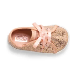 Keds Kickstart Celebrations Crib Sneaker Rose Gold -Keds kickstart celebrations crib sneaker littlekid rose gold rose gold 5